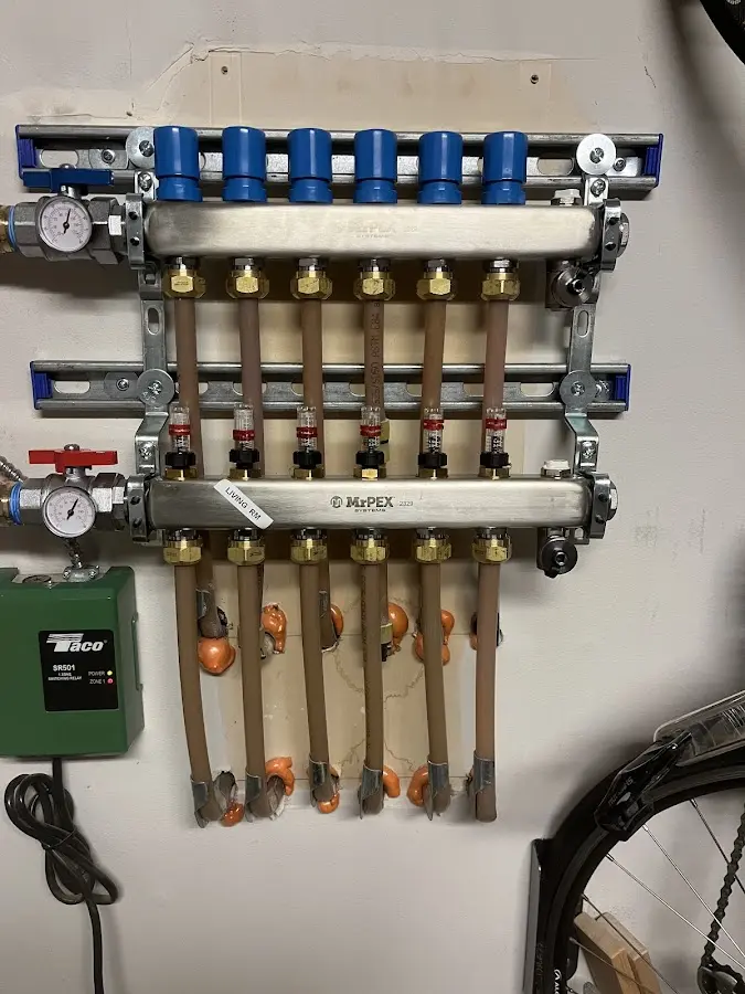 Plumber performing Leak Detection at a residential property in Fairmount